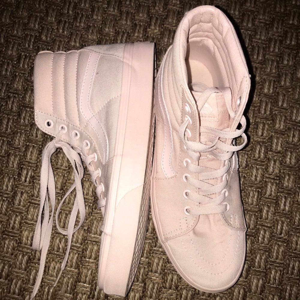 VANS OLD SKOOL HIGH TOP LIGHT PINK